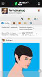 Mobile Screenshot of pornomaniac.deviantart.com
