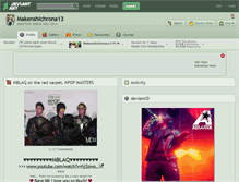 Tablet Screenshot of makenshichrona13.deviantart.com