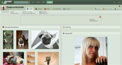 Desktop Screenshot of designjunkygrafix.deviantart.com