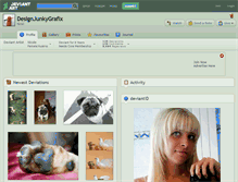 Tablet Screenshot of designjunkygrafix.deviantart.com