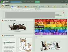 Tablet Screenshot of halulu.deviantart.com