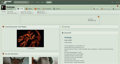 Desktop Screenshot of hkdesign.deviantart.com