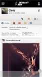 Mobile Screenshot of ciele.deviantart.com