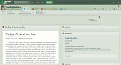 Desktop Screenshot of holdingtheflare.deviantart.com