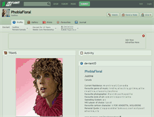 Tablet Screenshot of phobiafloral.deviantart.com