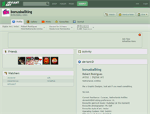 Tablet Screenshot of bonusballking.deviantart.com