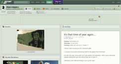 Desktop Screenshot of misscreepers.deviantart.com