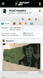 Mobile Screenshot of misscreepers.deviantart.com
