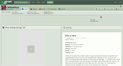 Desktop Screenshot of catseyeonyx.deviantart.com