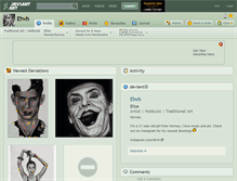 Tablet Screenshot of ehvh.deviantart.com