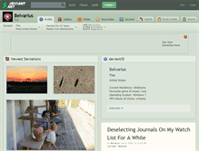 Tablet Screenshot of belvarius.deviantart.com