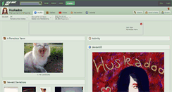 Desktop Screenshot of huskadoo.deviantart.com