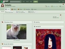 Tablet Screenshot of huskadoo.deviantart.com
