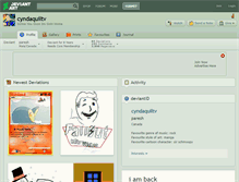 Tablet Screenshot of cyndaquiltv.deviantart.com