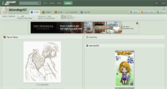 Desktop Screenshot of bblondiegrl07.deviantart.com