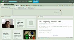 Desktop Screenshot of angel-of-literacy.deviantart.com