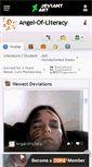 Mobile Screenshot of angel-of-literacy.deviantart.com