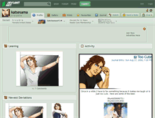 Tablet Screenshot of katsesama.deviantart.com