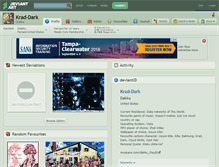 Tablet Screenshot of krad-dark.deviantart.com