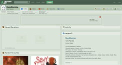 Desktop Screenshot of demidemise.deviantart.com