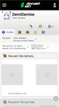 Mobile Screenshot of demidemise.deviantart.com
