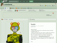 Tablet Screenshot of juniordrawer.deviantart.com