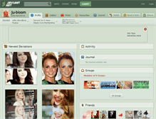Tablet Screenshot of ju-bloom.deviantart.com