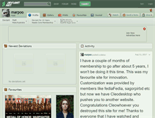 Tablet Screenshot of marpoo.deviantart.com