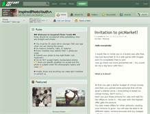 Tablet Screenshot of inspiredphotoyouth.deviantart.com