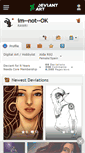 Mobile Screenshot of im--not--ok.deviantart.com