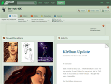 Tablet Screenshot of im--not--ok.deviantart.com