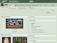 Tablet Screenshot of geaux.deviantart.com
