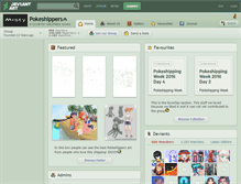 Tablet Screenshot of pokeshippers.deviantart.com