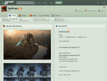 Tablet Screenshot of kashivan.deviantart.com