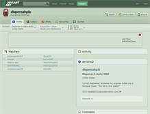 Tablet Screenshot of dispensahplz.deviantart.com