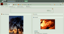 Desktop Screenshot of primalx.deviantart.com