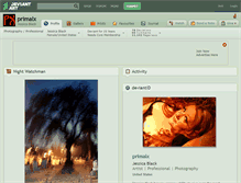 Tablet Screenshot of primalx.deviantart.com