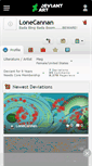 Mobile Screenshot of lonecannan.deviantart.com