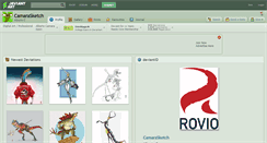 Desktop Screenshot of camarasketch.deviantart.com