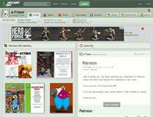 Tablet Screenshot of a-fraser.deviantart.com