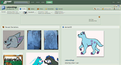 Desktop Screenshot of catanddogs.deviantart.com