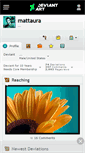 Mobile Screenshot of mattaura.deviantart.com
