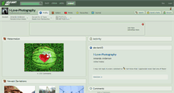 Desktop Screenshot of i-love-photography.deviantart.com
