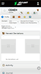Mobile Screenshot of cemeh.deviantart.com