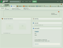 Tablet Screenshot of cemeh.deviantart.com