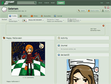 Tablet Screenshot of gelersen.deviantart.com