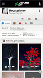 Mobile Screenshot of hecateslover.deviantart.com