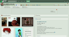 Desktop Screenshot of my-rabbit-owns-you.deviantart.com