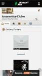 Mobile Screenshot of amanemisa-club.deviantart.com