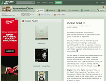 Tablet Screenshot of amanemisa-club.deviantart.com